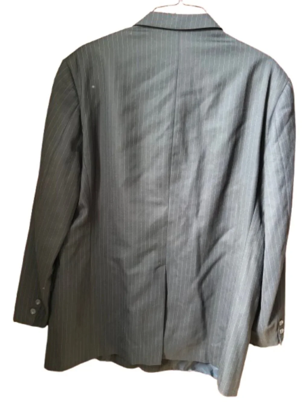 Brooks Brothers Makers Brooksease Men's 44R Pinstripe Blazer Made USA Vintage